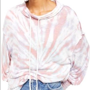 Free People Best Catch Long Sleeve Tie Dye Tee